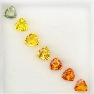 1.35 CTs Natural Songea Sapphire VS-IF Trillion cut Gemstones